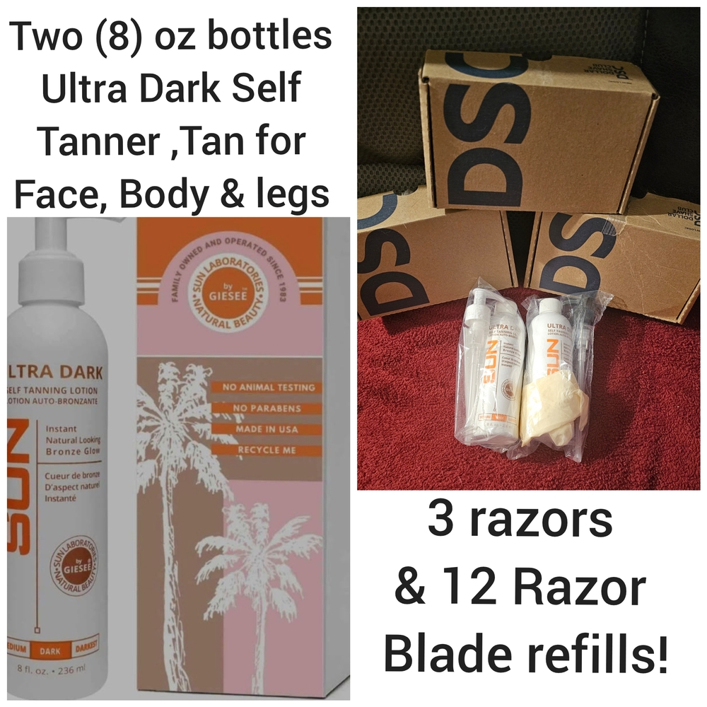 Ultra Dark Self Tanner - White and Orange